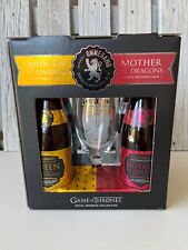 Ommegang Brewery Game of Thrones EMPTY Royal Reserve Collection w/  Beer Glass picture