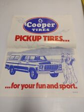 RARE Cooper tire large banner poster sign 1970s Rat Rod 70s F150 FORD  picture