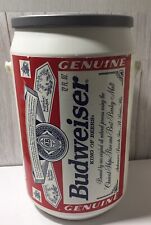 Vintage Budweiser Beer Can Cooler 1990’s Retro Kooler Kraft 20.5 H x 13” W Clean picture