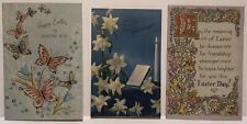 Vintage Unused Easter 🐣 Greeting Cards Lot Of 3 picture