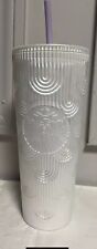 Starbucks 2023 Spring White Mermaid Cold Cup Tumbler 24oz BRAND NEW picture