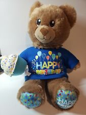 Build A Bear Happy Birthday Brown Teddy Bear Plush 15