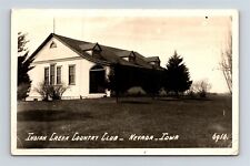 Postcard IA Nevada Iowa Indian Creek Country Club RPPC Real Photo AN12 picture