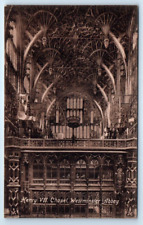WESTMINSTER Abbey Henry VII Chapel LONDON England UK Postcard picture