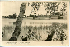 Latvia 1930's Ezera Ainava Postcard picture