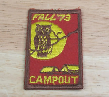 BSA Boy Scouts Patch Fall 1973 Campout picture