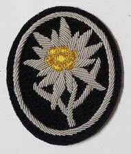 WWI WW2 German Elite Edelweiss flower patch uniform insignia Mountain climbers picture