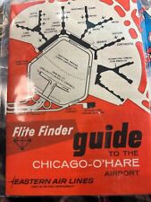 Vintage1960's Eastern Air lines Chicago O'Hare Flite Finder Guide picture