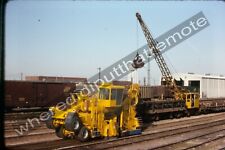 Original Slide CNW Chicago & Northwestern Ballast Cleaner 5-76 Proviso ILL picture