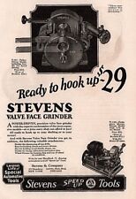 1926 AD STEVENS VALVE FACE GRINDER  picture