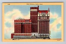 Dallas TX-Texas, Hotel Adolphus, Advertisement, Vintage Postcard picture
