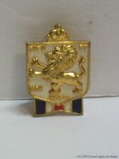 WWII British War Relief Society Pin Vintage  Homefront Lion Shield Brooch Small picture