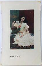 Vintage Postcard Zena Dare English Edwardian Actress Singer RPPC 701 picture