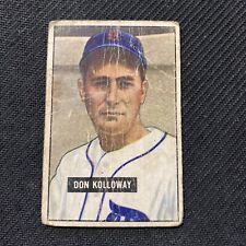 1951 Bowman Baseball #105 Don Kolloway Detroit Tigers picture