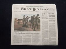 2022 DEC 25 NEW YORK TIMES - SLICE OF VOTERS AVERTED THREATS TO FAIR ELECTIONS picture