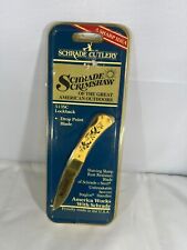 SCHRADE MADE IN USA SCRIMSHAW MALLARD DUCKS LOCKBACK KNIFE SC513 (16080) picture