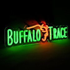 Buffalo Trace Neon Sign for Bourbon Whiskey in Bar Pub Man Cave or Party,Bright  picture