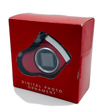 Digital Photo Display Ornament Red  Stocking Complete 4” picture