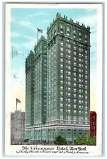 1928 The Vanderbilt Hotel Exterior Roadside Park Avenue New York NY Postcard picture