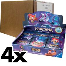 Disney LORCANA TCG Sealed Case 4x Booster Box URSULA'S RETURN - ENGLISH Ready picture