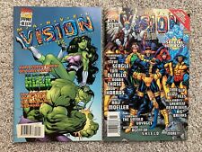 Marvel Vision two-issue set #18, #25 (1997) AOL CD Included picture