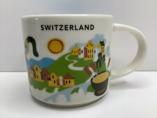2017 Switzerland Starbucks coffee Cup Mug 14oz You Are Here Collection YAH *Read picture