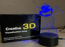 Creative Visualization Lamp 3D RGB Gradient Touch Figure Nightlight picture