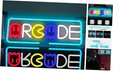Neon Sign Gaming Neon Signs for Wall Decor Ghost Game Neon Lights LED Arcade picture