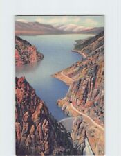 Postcard Shoshone Dam And Lake On Cody Road Yellowstone National Park WY USA picture