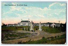 1914 State Sanatorium Hospital Buidling Westfield Massachusetts MA Postcard picture