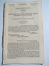 1849 Document, Letters Regarding Cherokee Treaty of 1846 picture