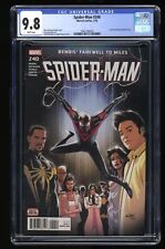 Spider-man (2016) #240 CGC NM/M 9.8 White Pages Last Bendis Issue Marvel picture