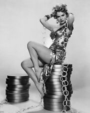 Barbara Lang Sensual Busty Leggy Barefoot Glamour Pin up in Chains  8x10 Photo picture