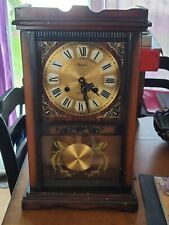 Samco Clock Antique Mantle Or Wall Clock Works Good Made In  Korea. Nice Clock. picture