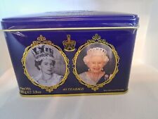 NEW QUEEN ELIZABETH II ENGLISH BREAKFAST TEA 40 BAGS WITH TIN EXP 01/27 picture