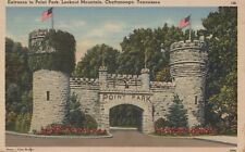 Entrance Point Park Lookout Mountain Chattanooga TN Posted Linen VTG Postcard picture