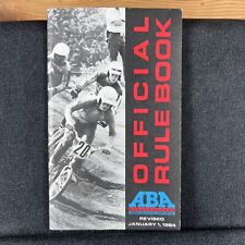 ABA (American Bicycle Association) 1984 Official Rule Book picture