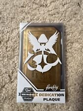 Firefly Transport Dedication Plaque QMx Mini Masters Plaque picture
