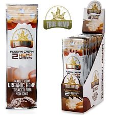 TRUE H. Natural Organic Herbal Wrap Russian Cream Full Box 25 Pouch/2 per Pack picture