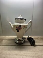 Royal Rochester No 27 Percolator With Pyrex Aladdin Glass Top And Cord picture