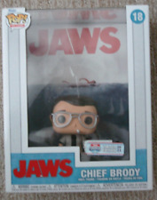 BLEMISHED BOX Funko Pop Jaws Chief Brody VHS Cover Fun on the Run 2023 Pop 18 picture