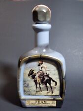 Vtg 1979 Jim Beam Frederic Remington “Indian Trapper” Decanter Bottle EMPTY picture