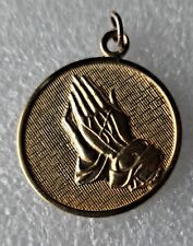 Vintage Wells God Grant Me The Serenity Charm/Pendant 12k Gold Filled picture