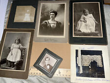 Lot: 7 Antique Cabinet Card Photos Portraits: McKean Genealogy Troy / Albany NY picture