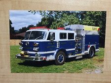 Milesburg PA 1980 American La France pumper Ex FDNY Fire Apparatus Print A24 picture