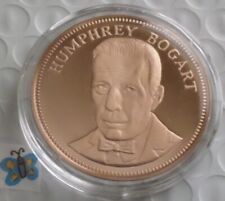 Hollywood Film Actor Humphrey Bogart Vintage Collectible Vintage Bronze Medal picture