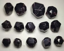 14-Pcs Polished Rhodolite Garnet With Good Size & Luster-Northern Areas Of Pak. picture