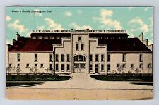 Huntington IN-Indiana, Souer's Stable, Antique, Souvenir, Vintage c1911 Postcard picture