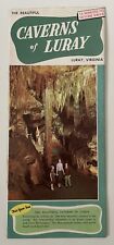 1954 The Beautiful CAVERNS OF LURAY Luray Virginia FULL COLOR BROCHURE Excellent picture