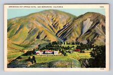San Bernardino CA-California, Arrowhead Hot Springs Hotel, Vintage Postcard picture